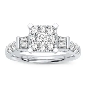 10K 0.78CT Diamond Ring