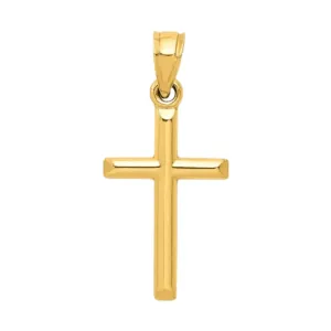 10K Gold Cross Pendant