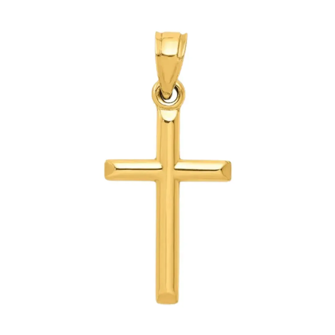 10K Gold Cross Pendant