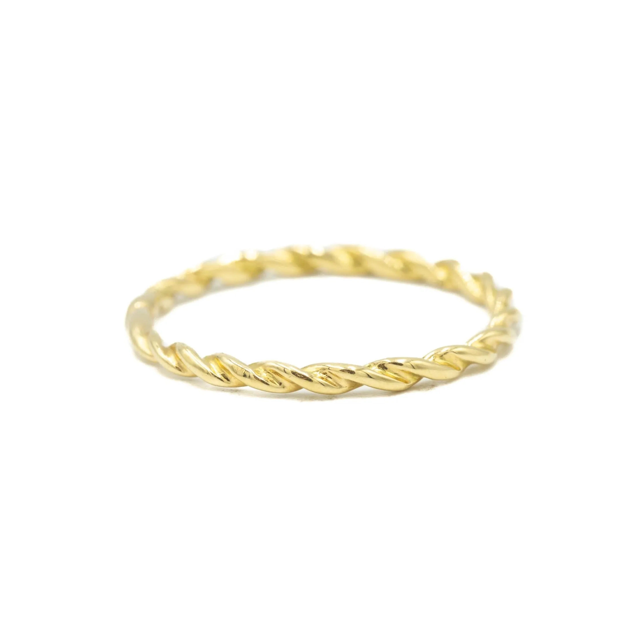 14ky Twist Gold Band