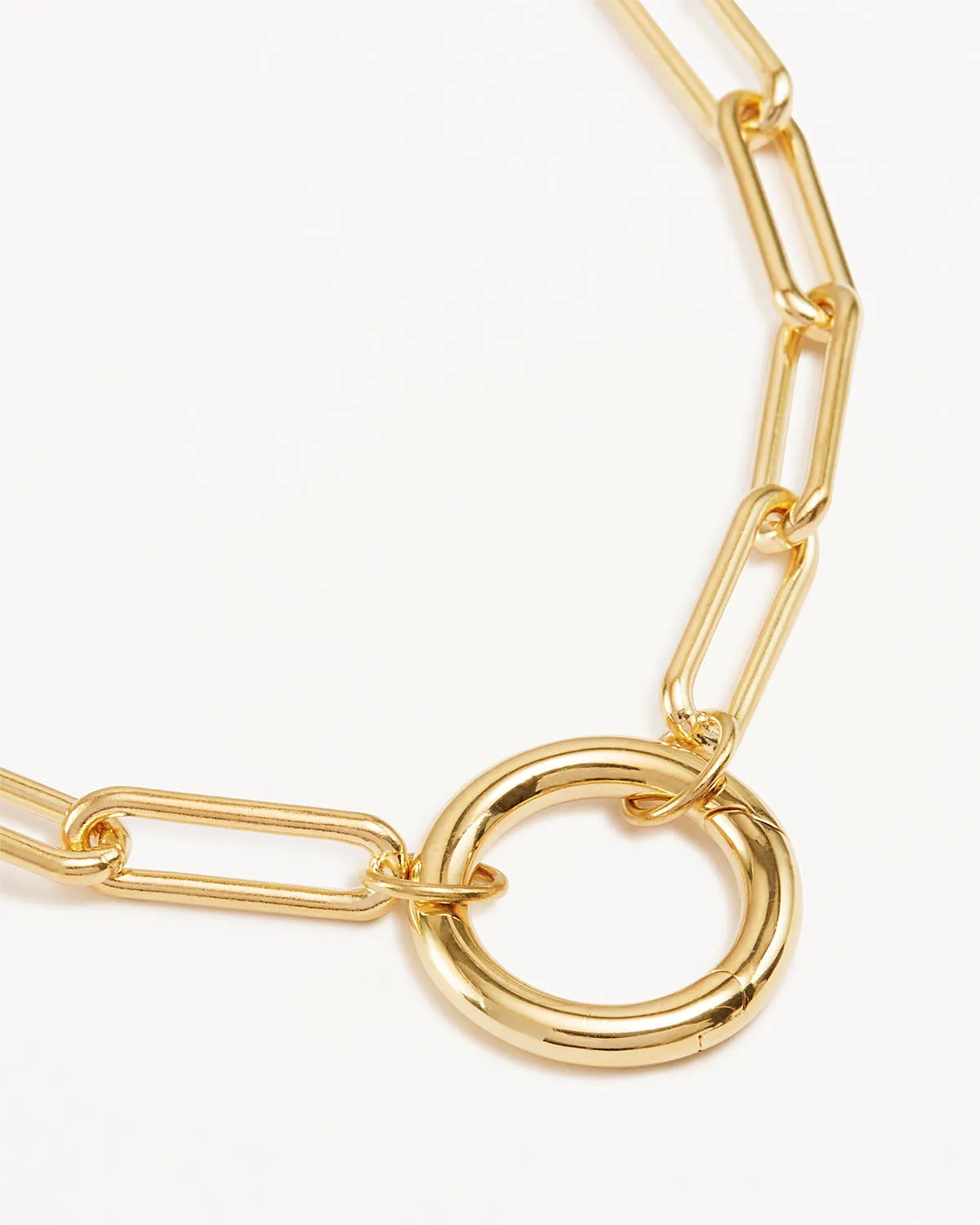 18k Gold Vermeil 18" With Love Annex Link Necklace