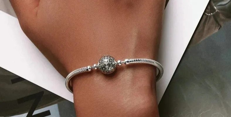 925 Sterling Silver Clear CZ Bracelet