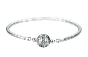 925 Sterling Silver Clear CZ Bracelet