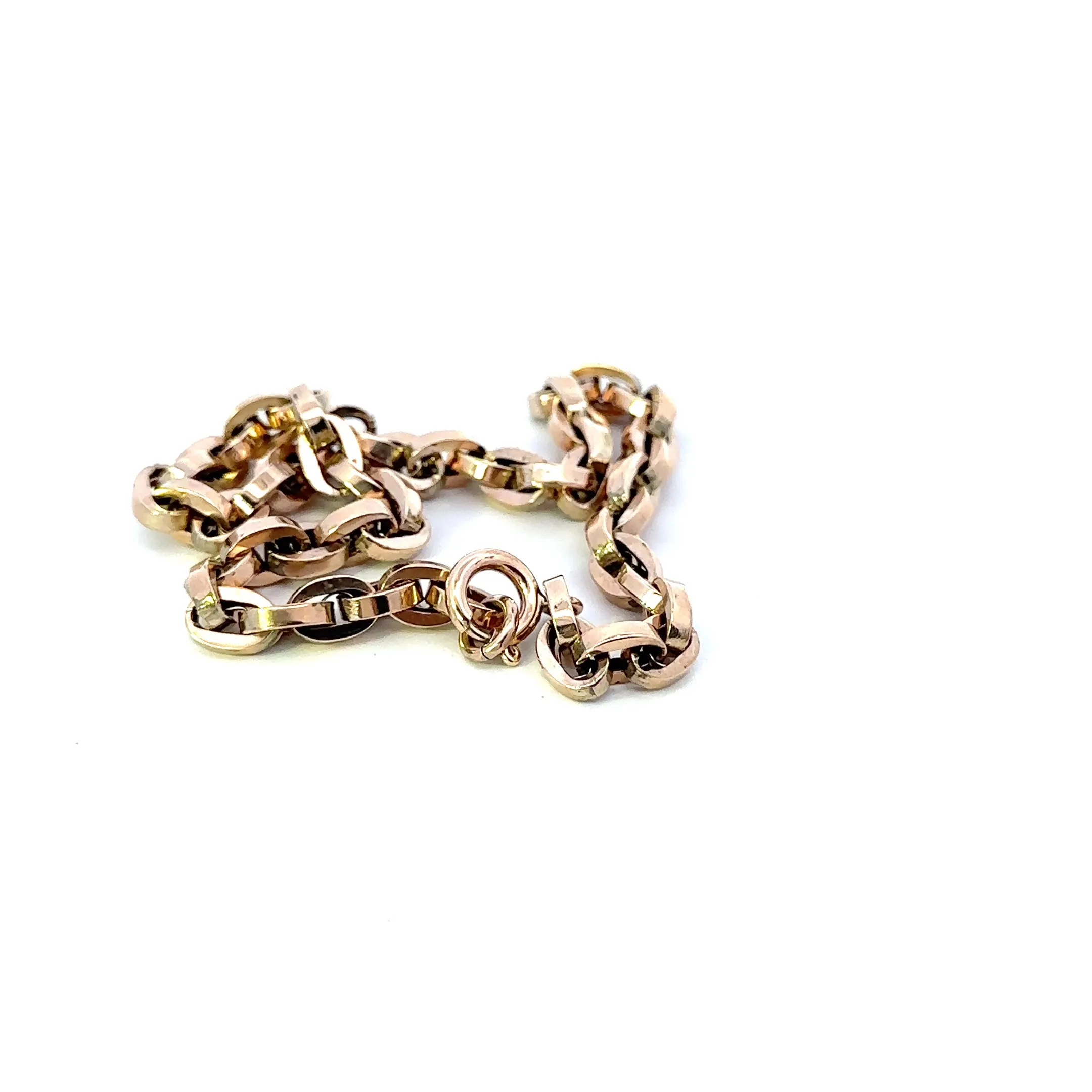 9ct Rose Gold Belcher Link Bracelet – An Investment for Eternity!