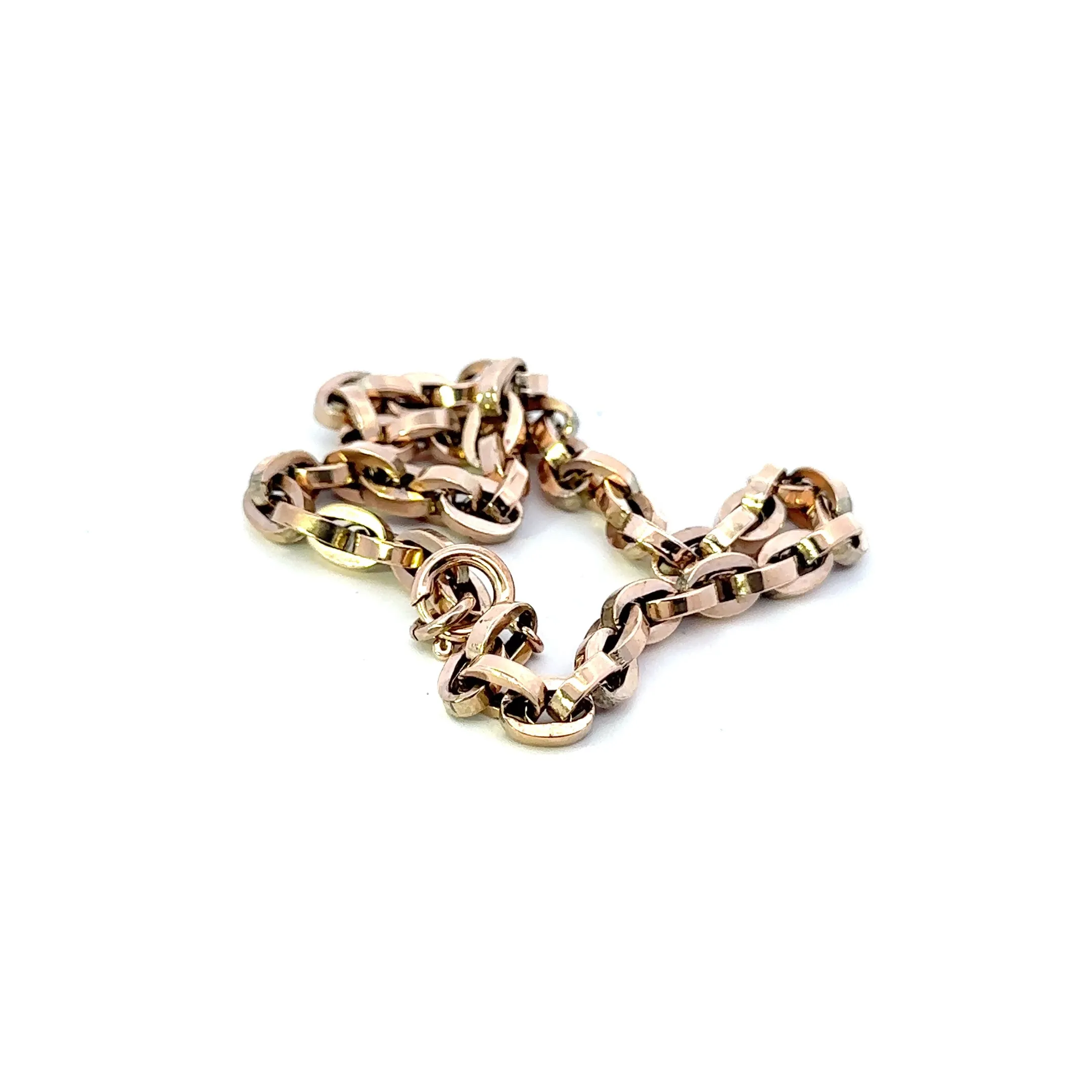 9ct Rose Gold Belcher Link Bracelet – An Investment for Eternity!