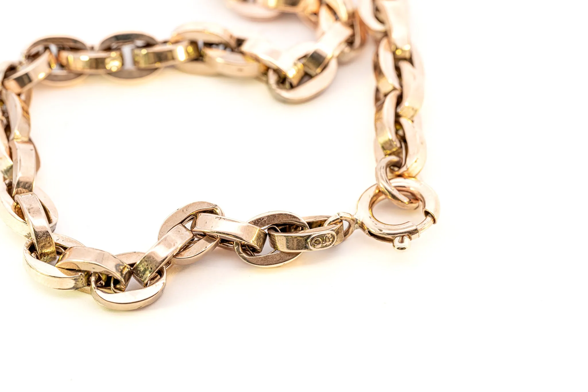 9ct Rose Gold Belcher Link Bracelet – An Investment for Eternity!