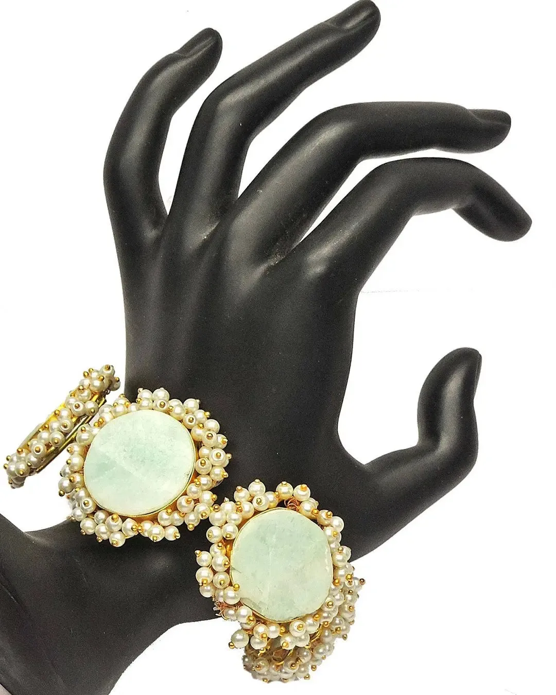 Amazonite Bloom Cuff