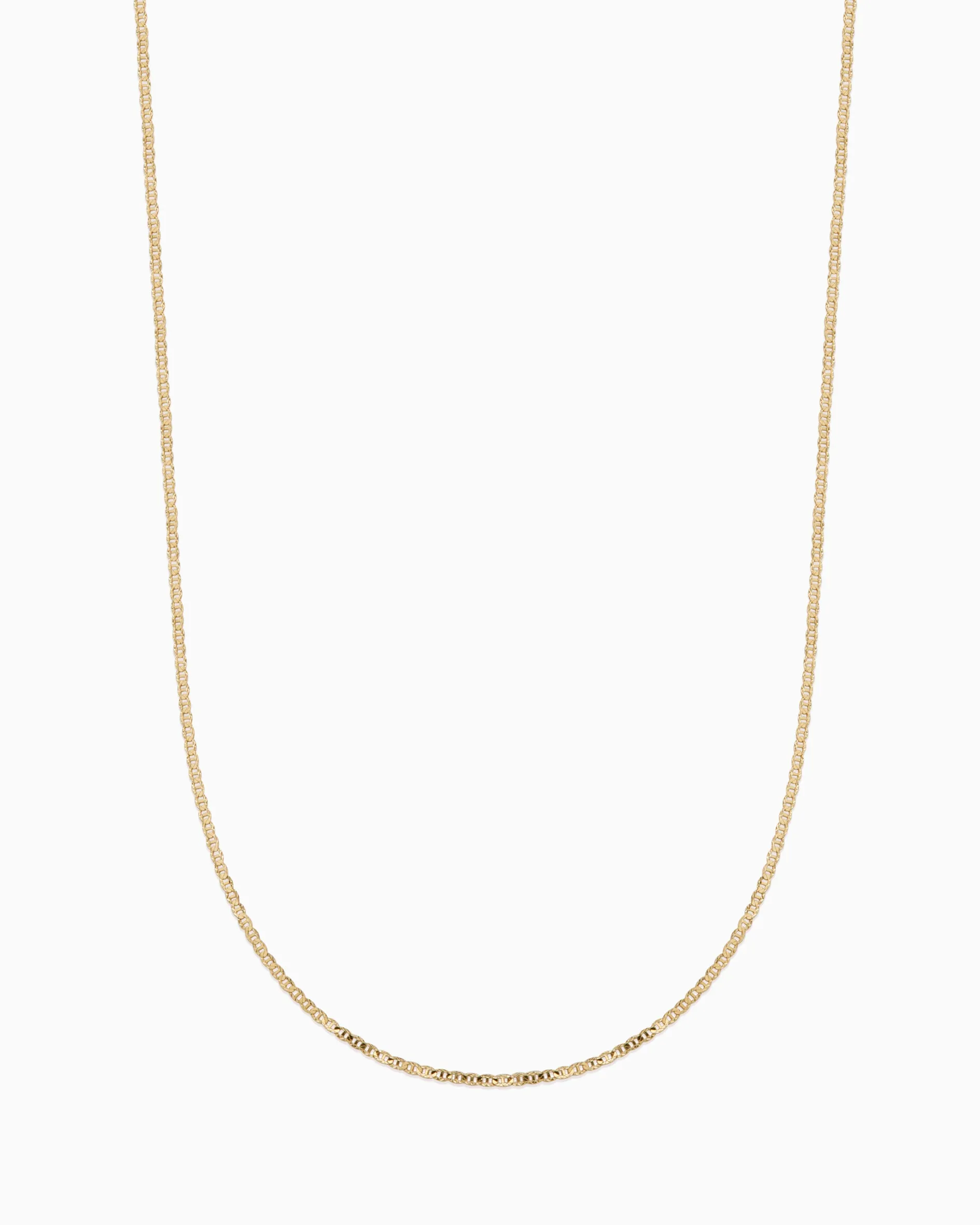 Anchor Chain Necklace | Solid Gold