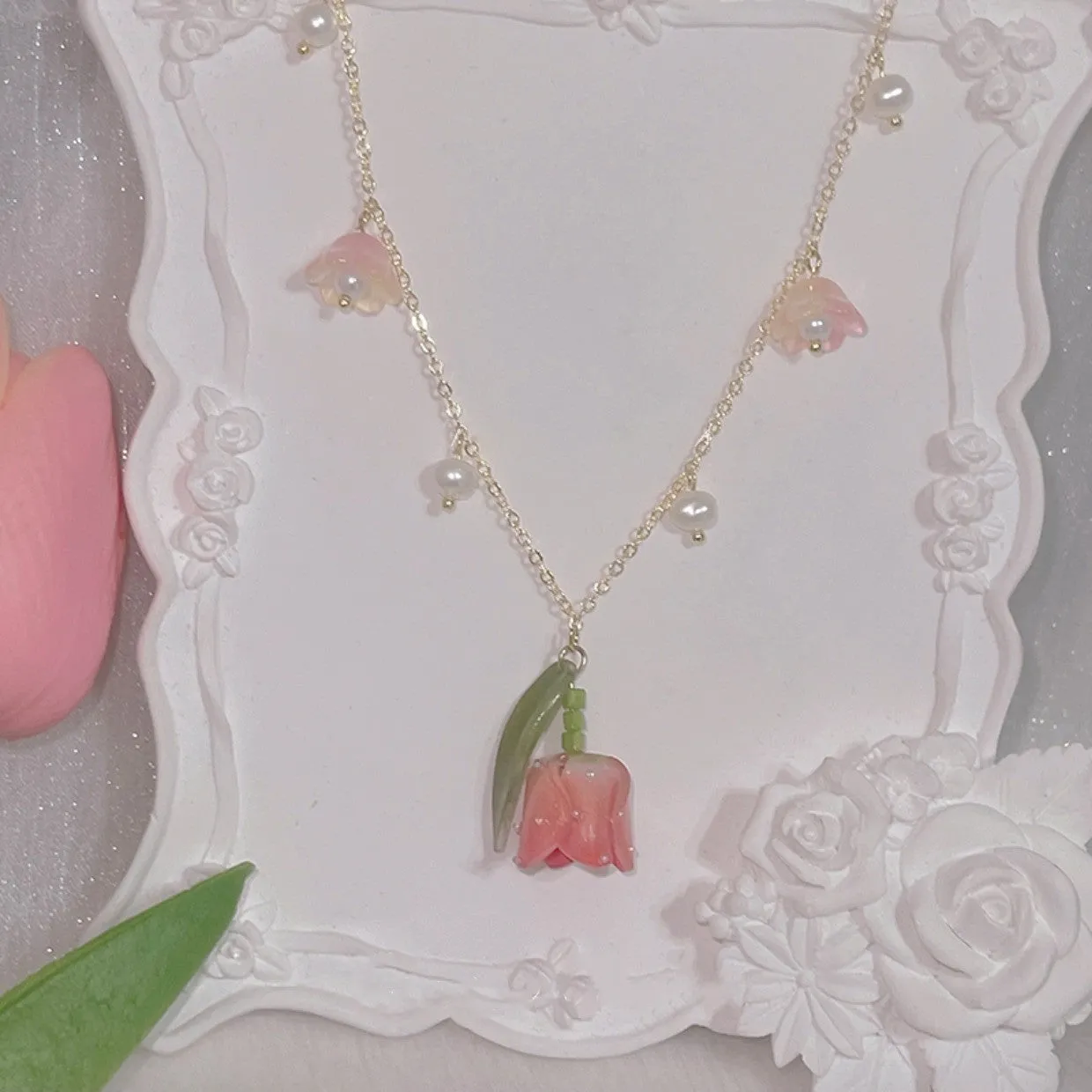 Antique Rose Necklace PL52958