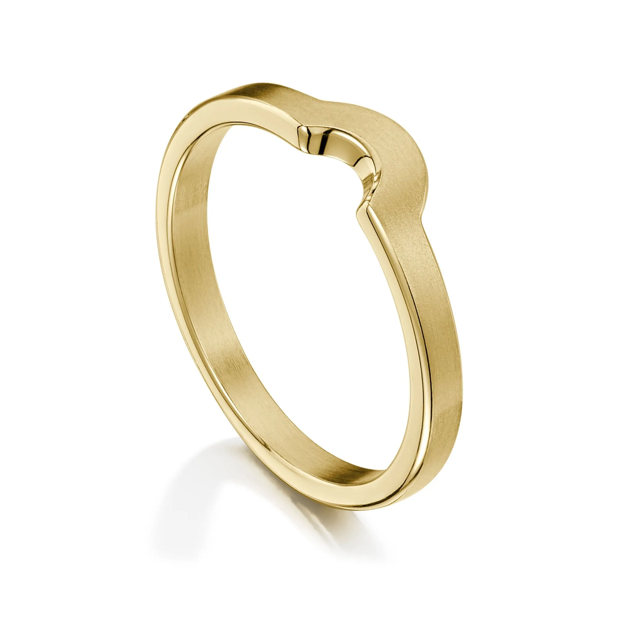 Arch Wedding Band in 9ct Yellow Gold (R0181)