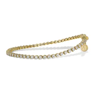 Aura Tennis Bracelet 1.51ct - 1.70ct | Yellow Gold