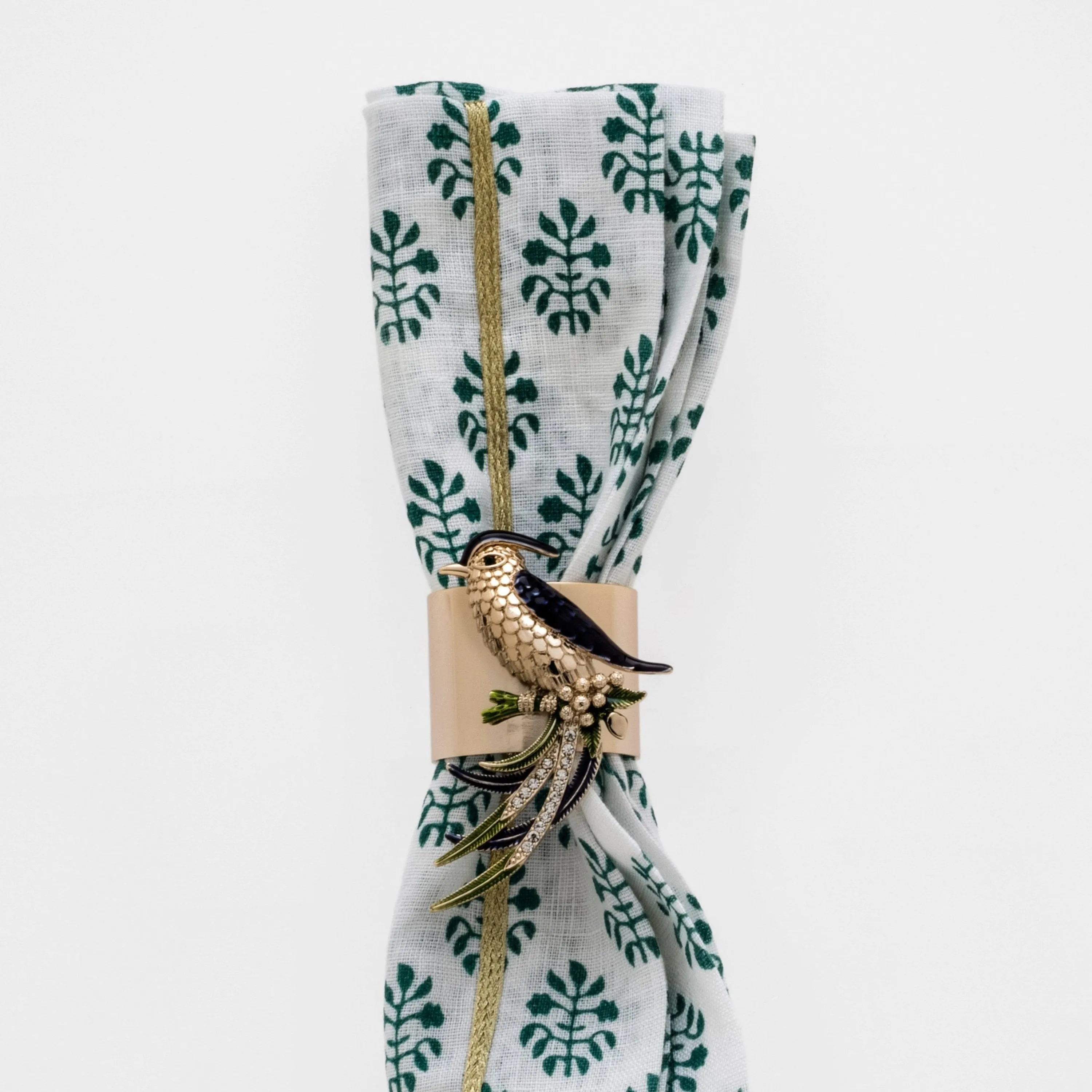 Bird napkin rings, set of two