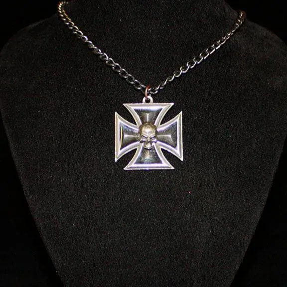 BLACK KNIGHT'S CROSS NECKLACE