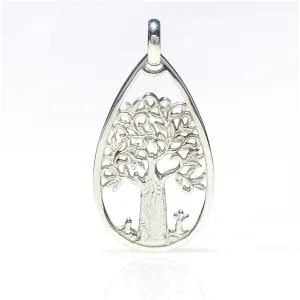 Boab Tree Tear Drop Pendant