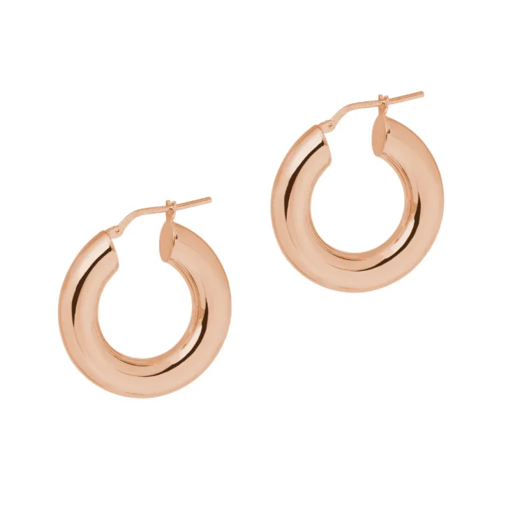 Bold, Shiny, Chunky Hoops - Gold - Small Size