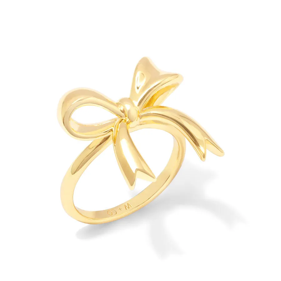 Bow Gold Ring