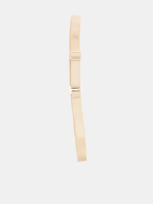 Bra Strap Choker (JW25-BEIGE-SILVER)