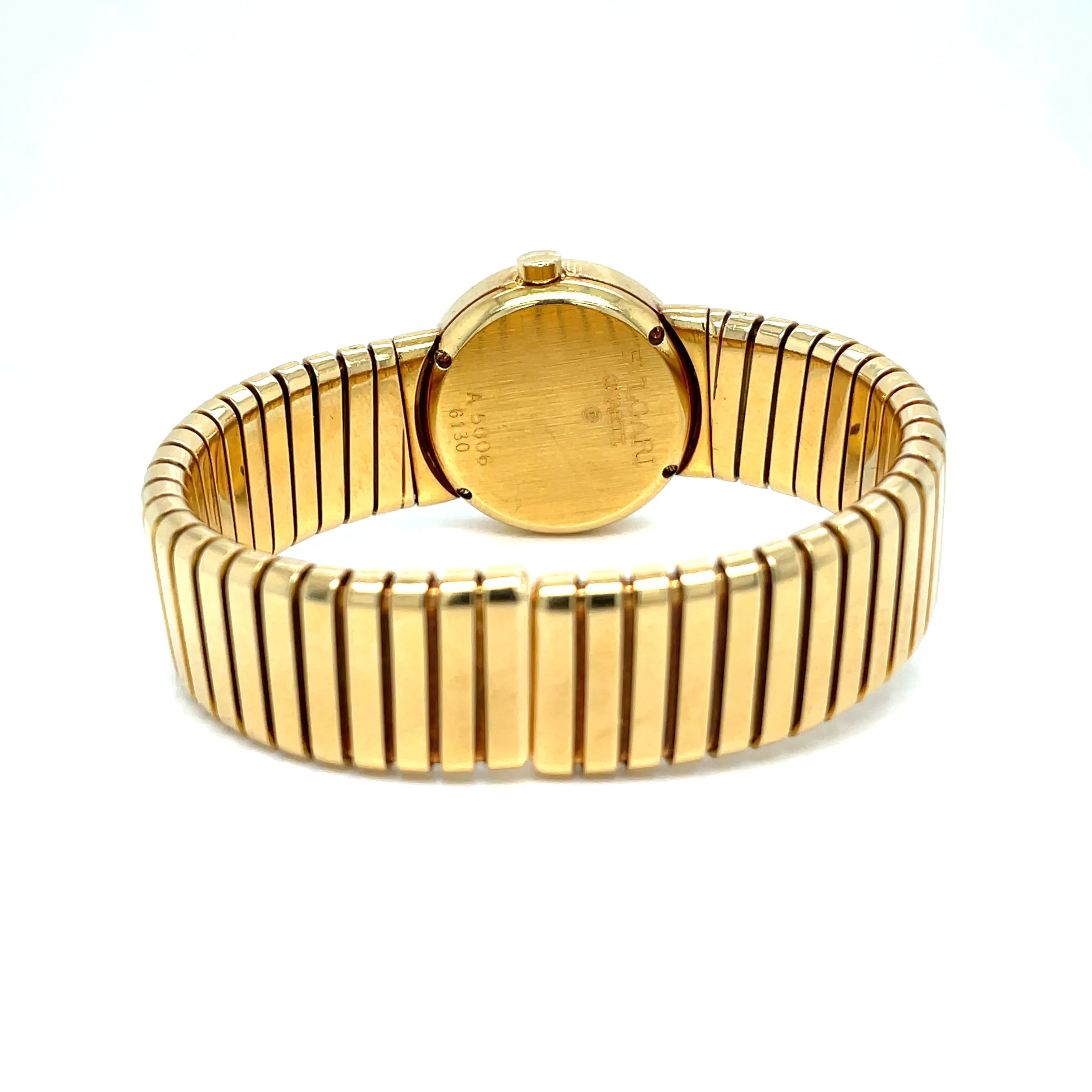 Bulgari Tubogas 18k Yellow Gold Watch