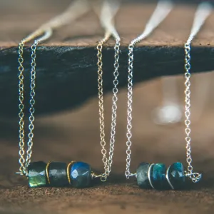 Centered: Labradorite Necklace