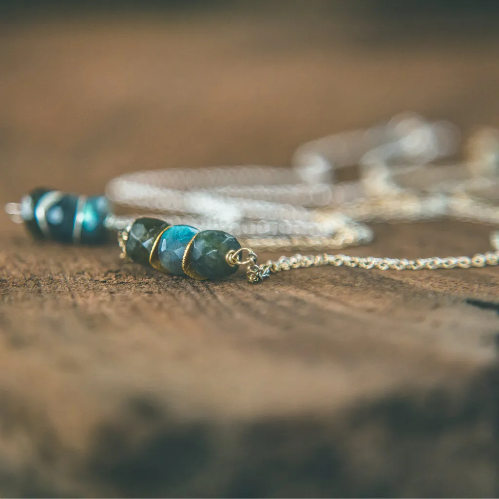 Centered: Labradorite Necklace