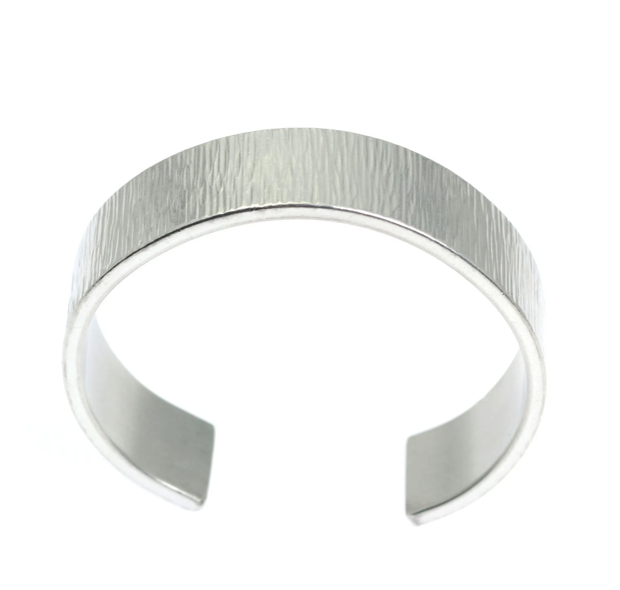 Chased Aluminum Cuff Bracelet