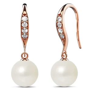 Chivalry Pearl Drop Earrings Embellished with SWAROVSKI Crystal Pearls