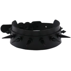 'Chucky' Black Goth Rivet Choker