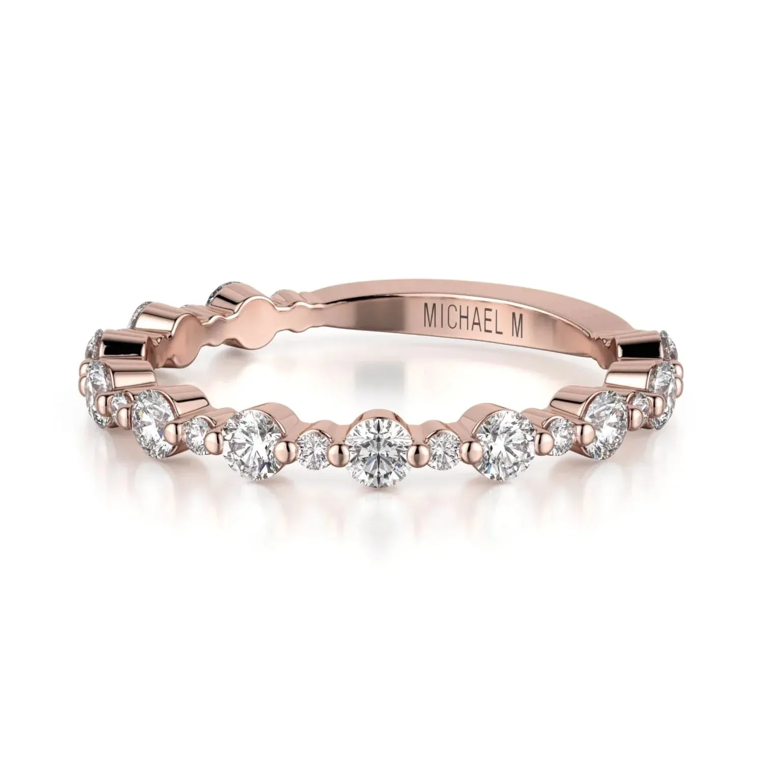 Classic Diamond Cluster Band B323WG