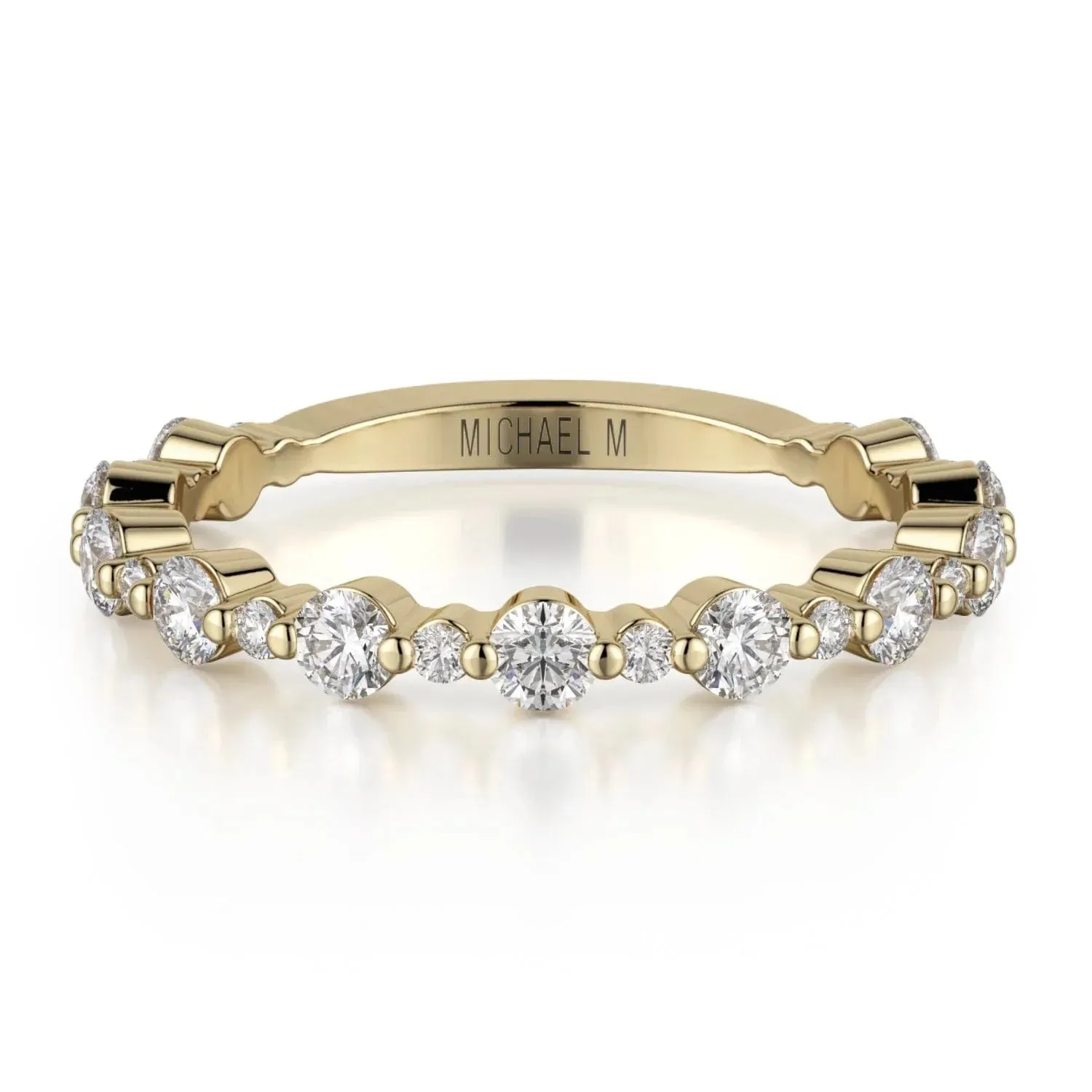 Classic Diamond Cluster Band B323WG