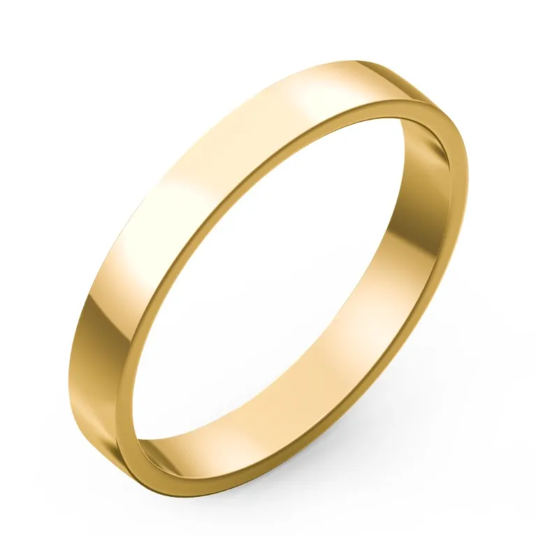 Classic Flat Band Ring | 10k Gold