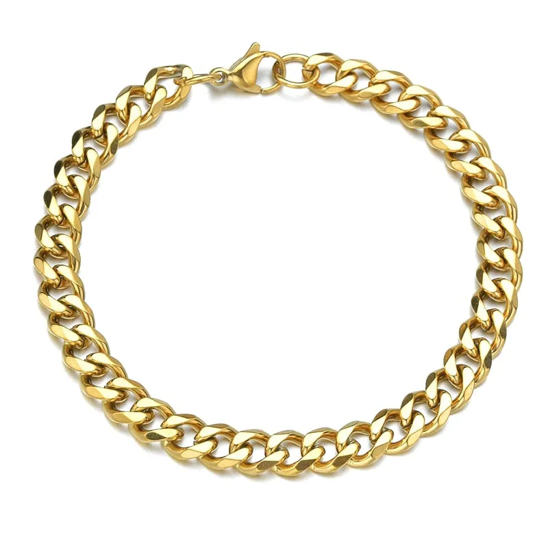 Classic Plated Chain Bracelet