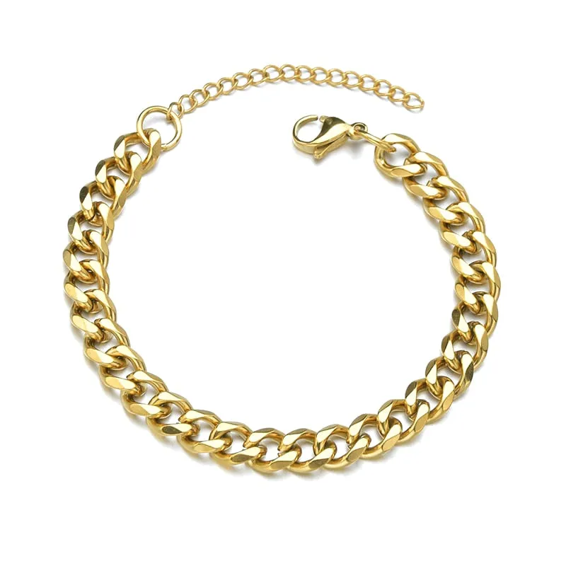 Classic Plated Chain Bracelet