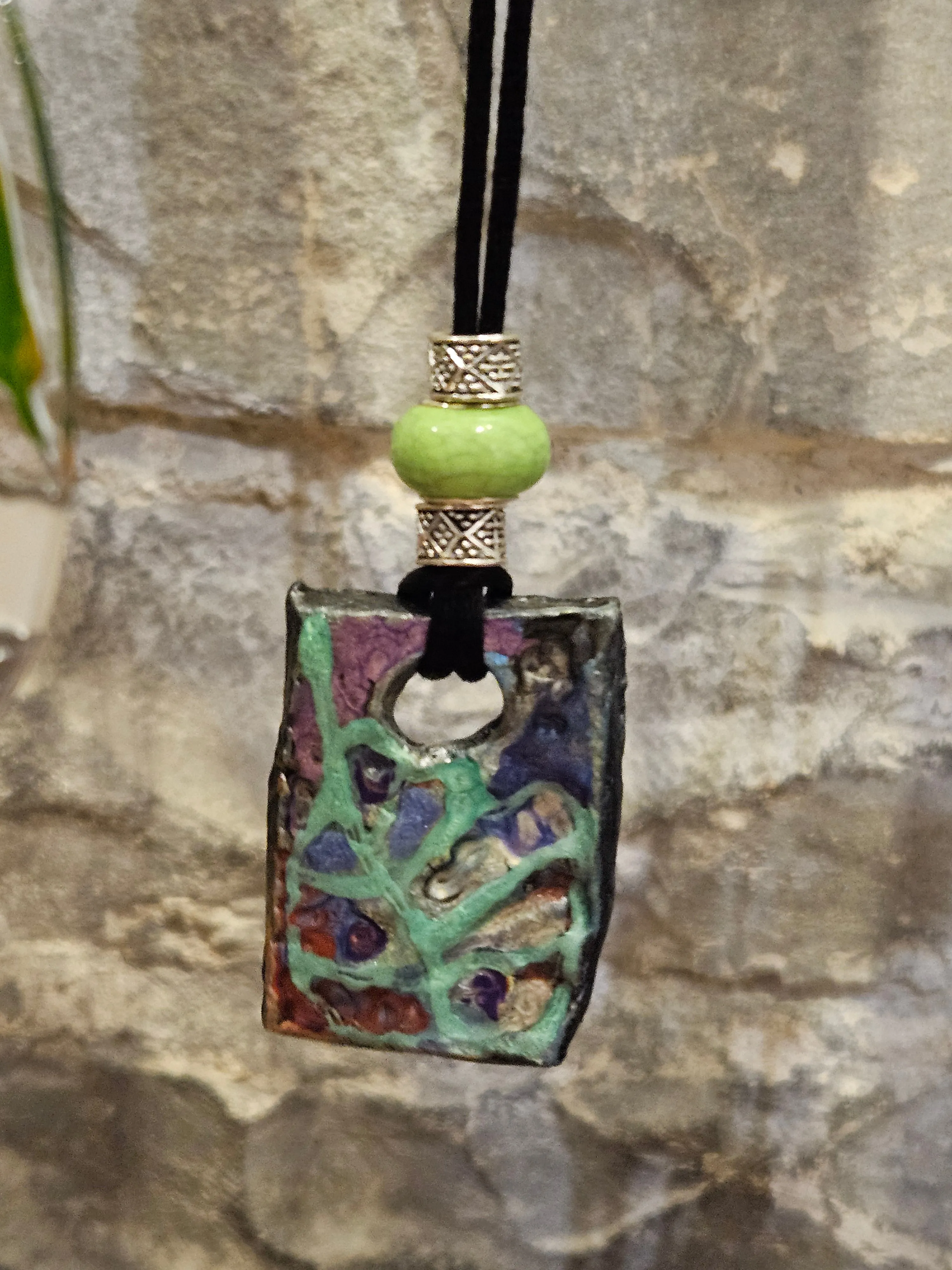 Clay Pendant Necklaces by Lucy De Sousa