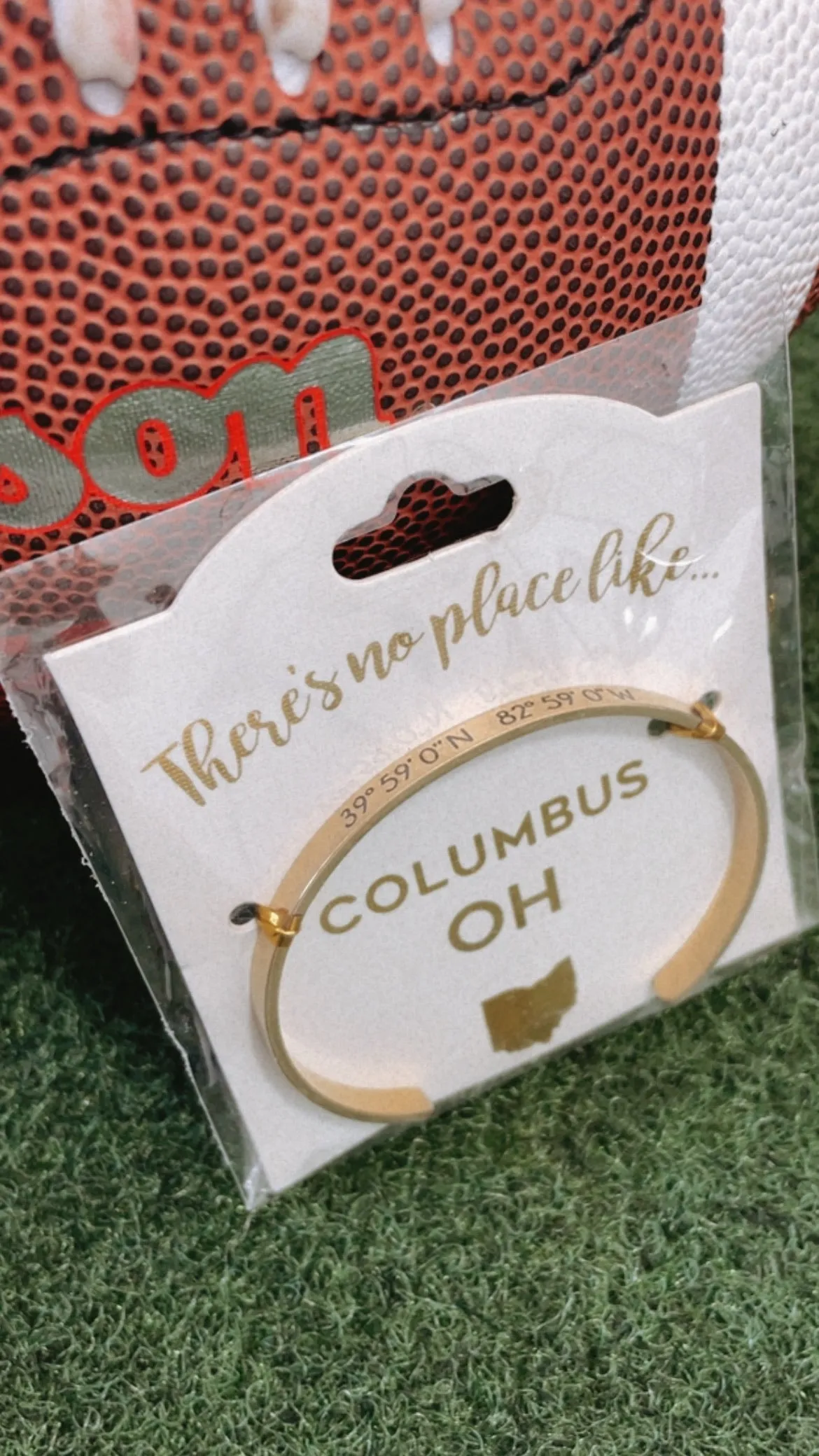 Columbus Cuff Bracelet , Gold