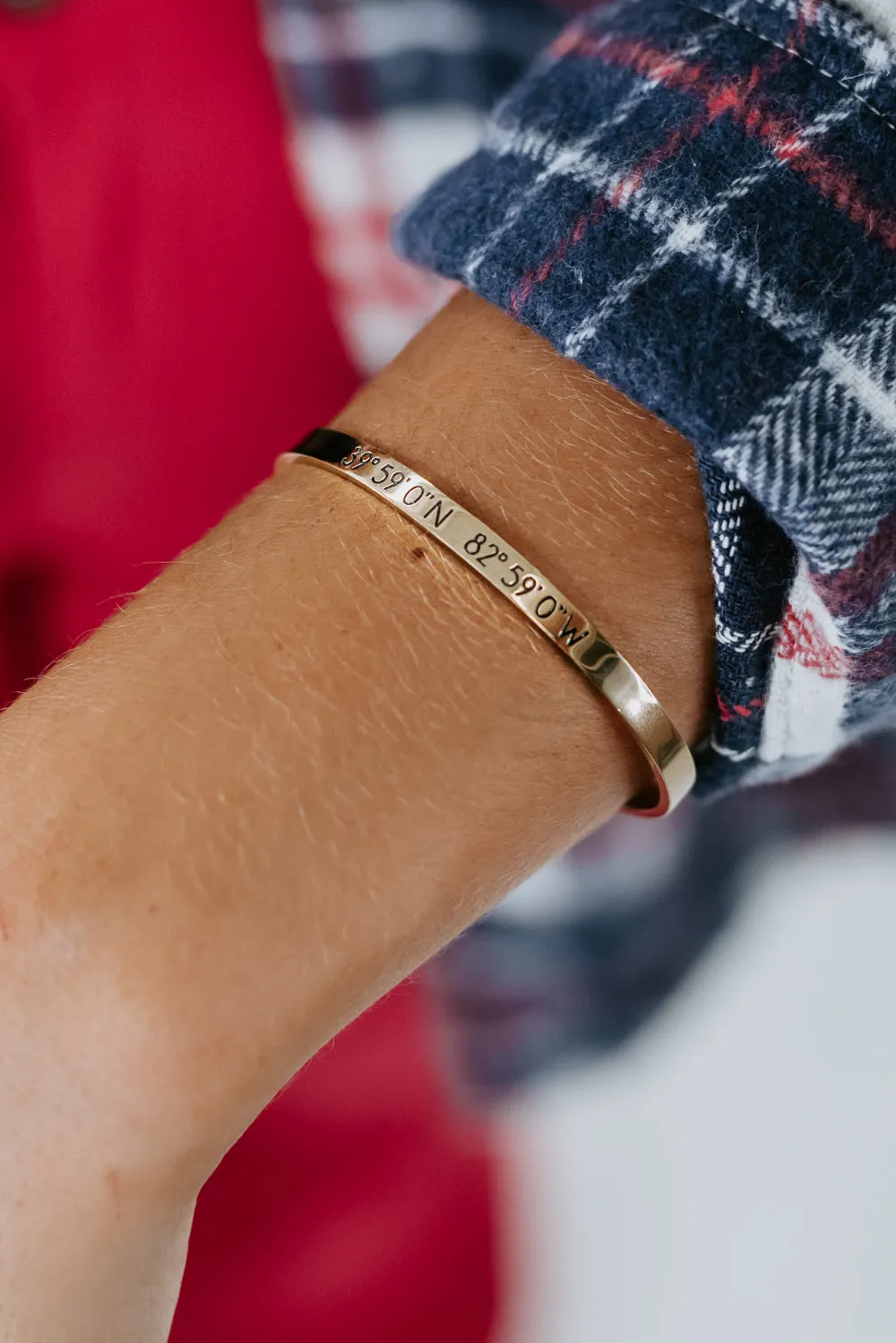 Columbus Cuff Bracelet , Gold