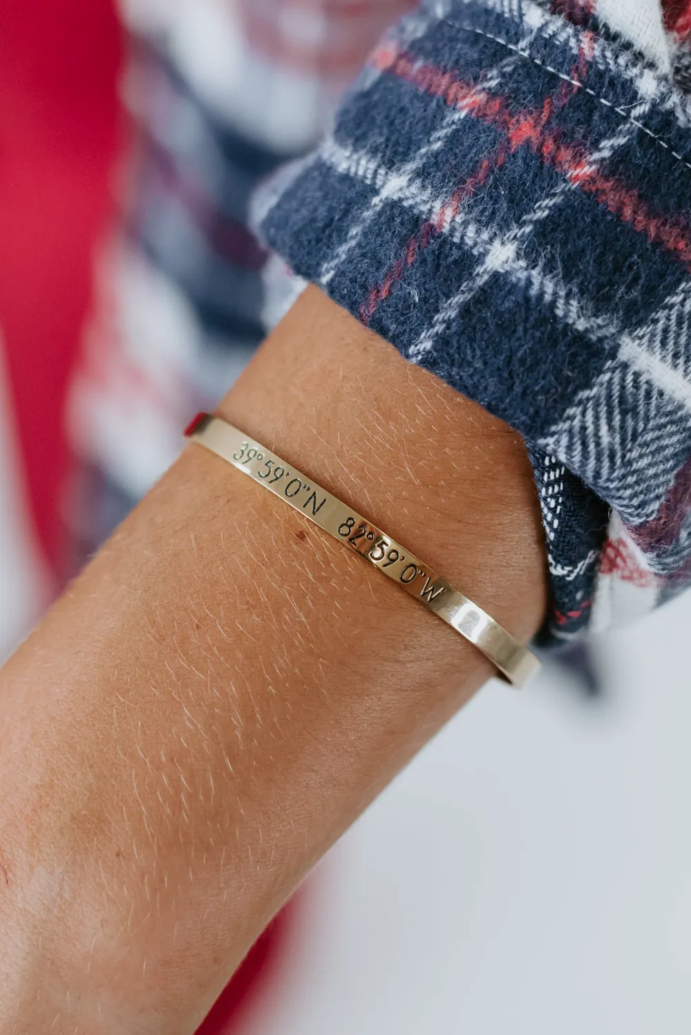 Columbus Cuff Bracelet , Gold