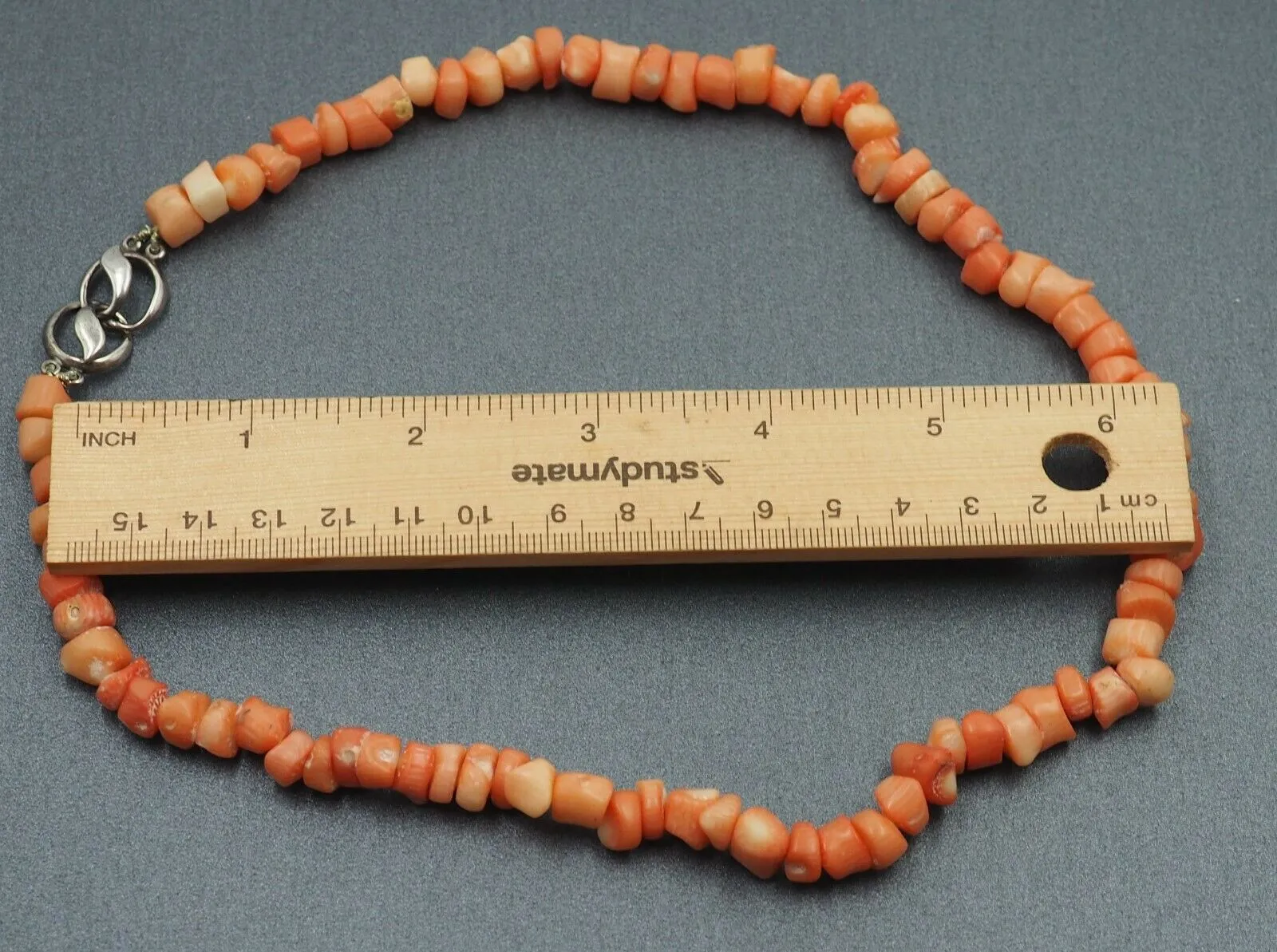 Coral Single Strand Necklace