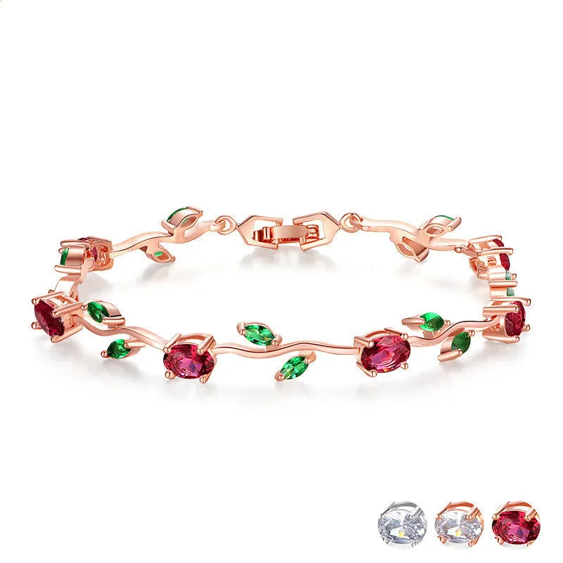 Crystal-Plated Women's Bracelet