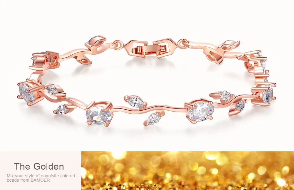 Crystal-Plated Women's Bracelet