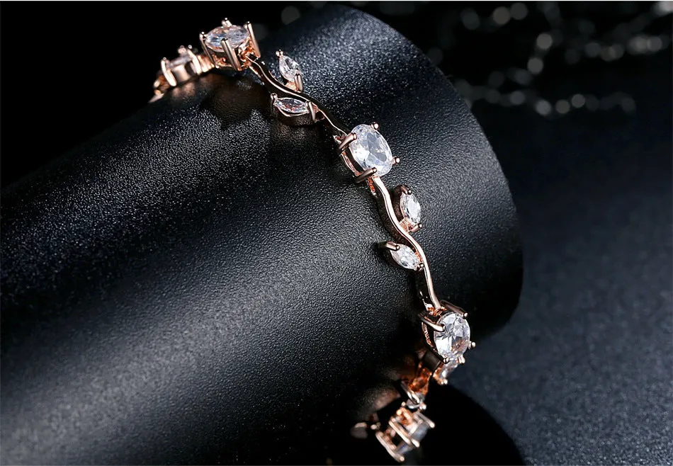 Crystal-Plated Women's Bracelet