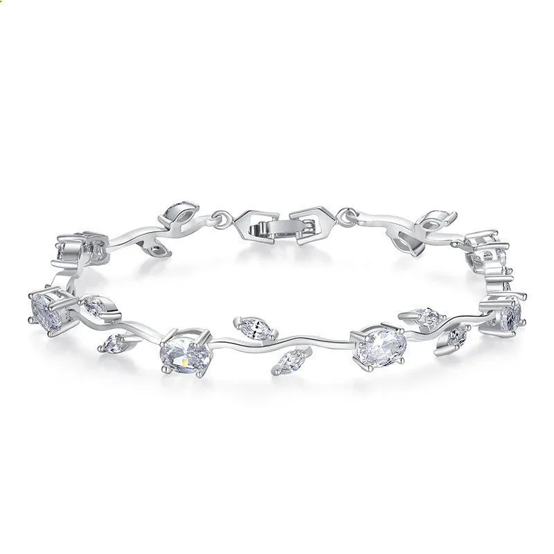 Crystal-Plated Women's Bracelet