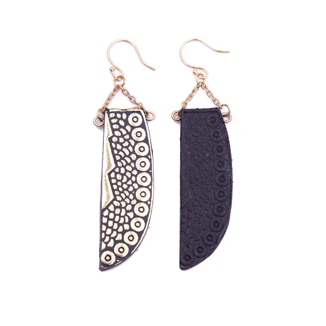 DAGGER WING . earrings