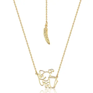 DISNEY Dumbo Silhouette Pendant with Chain