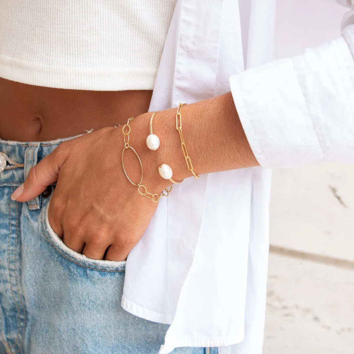 Dueling Pearl Cuff