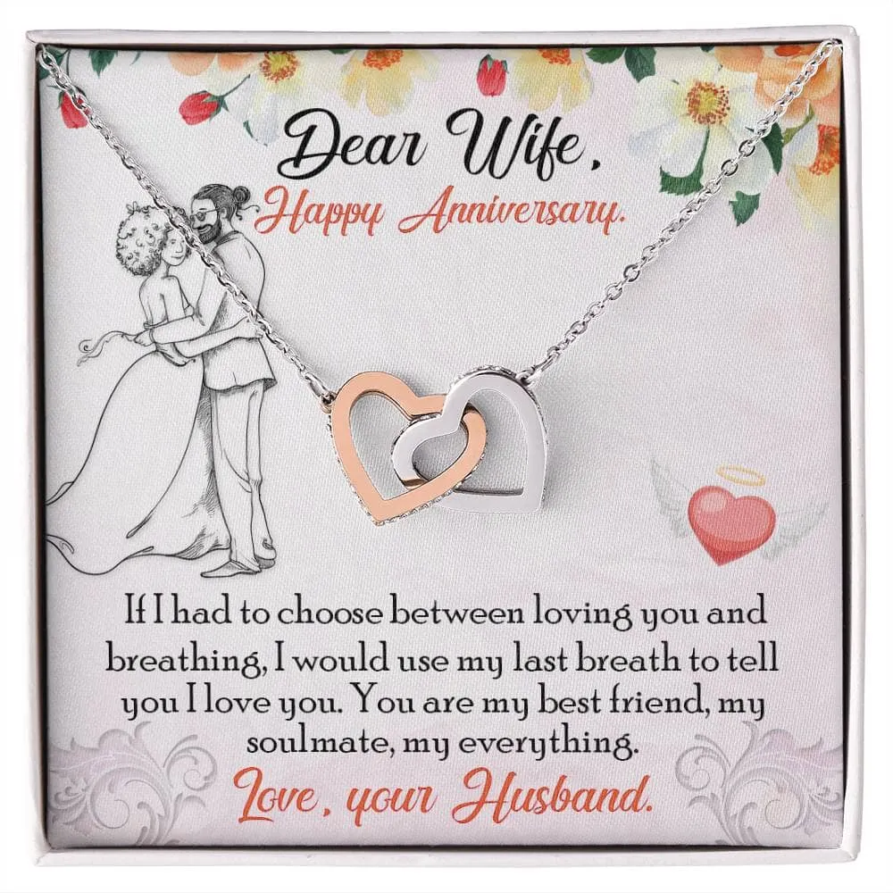 Eternal Bond Interlocking Hearts Necklace - A Timeless Symbol of Love and Devotion