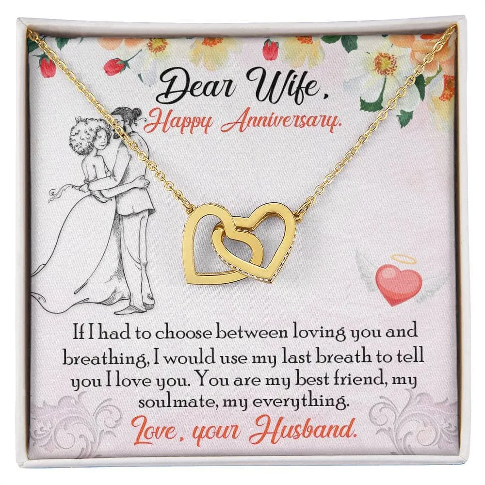 Eternal Bond Interlocking Hearts Necklace - A Timeless Symbol of Love and Devotion