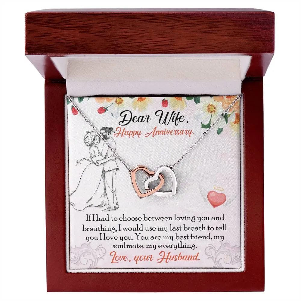 Eternal Bond Interlocking Hearts Necklace - A Timeless Symbol of Love and Devotion