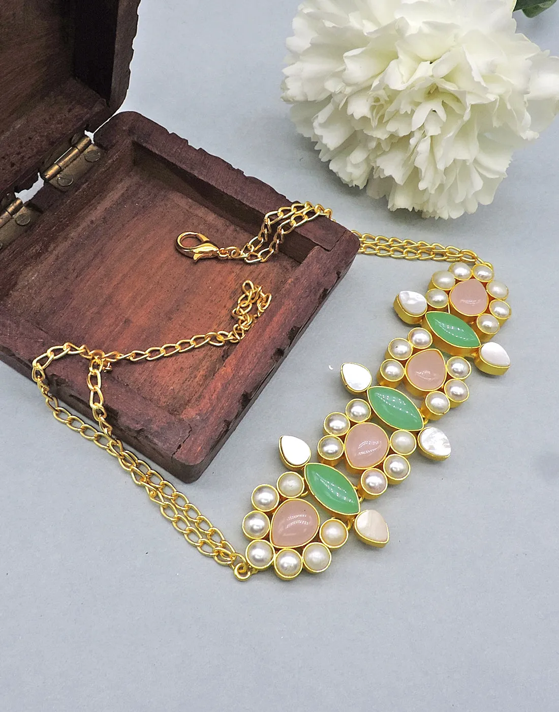 Flower Quad Necklace