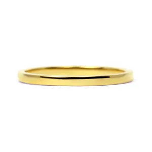 Harmony Flat Ethical Gold Wedding Ring