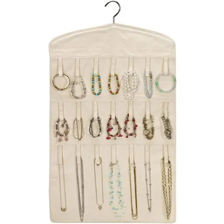 HOUSEHOLD ESSENTIALS Necklace and Bracelet Hanging Organizer